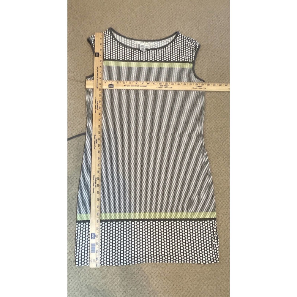 MAX STUDIO Women’s L Polyester Spandex Dress Gray Green - Picture 4 of 5